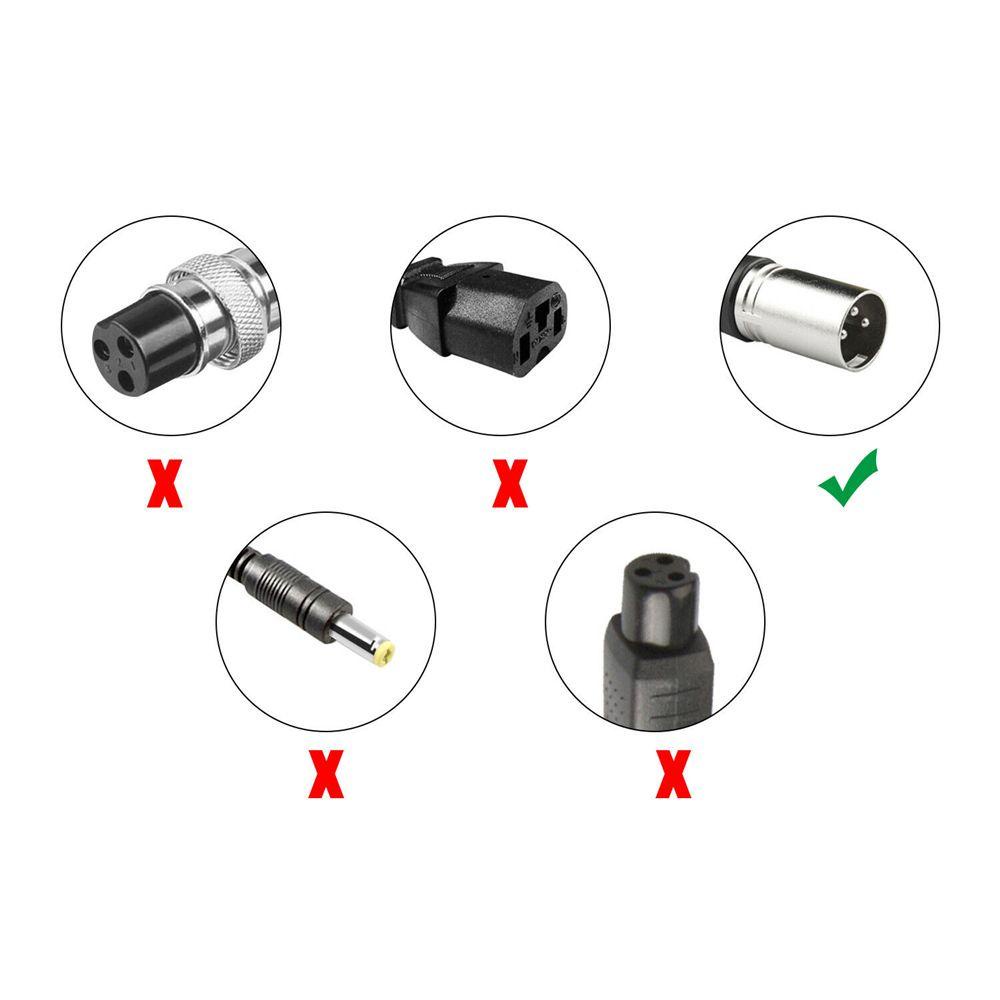 Adaptor Power Nanas Praktis Kursi Roda Mobility Scooter Ebike Charger