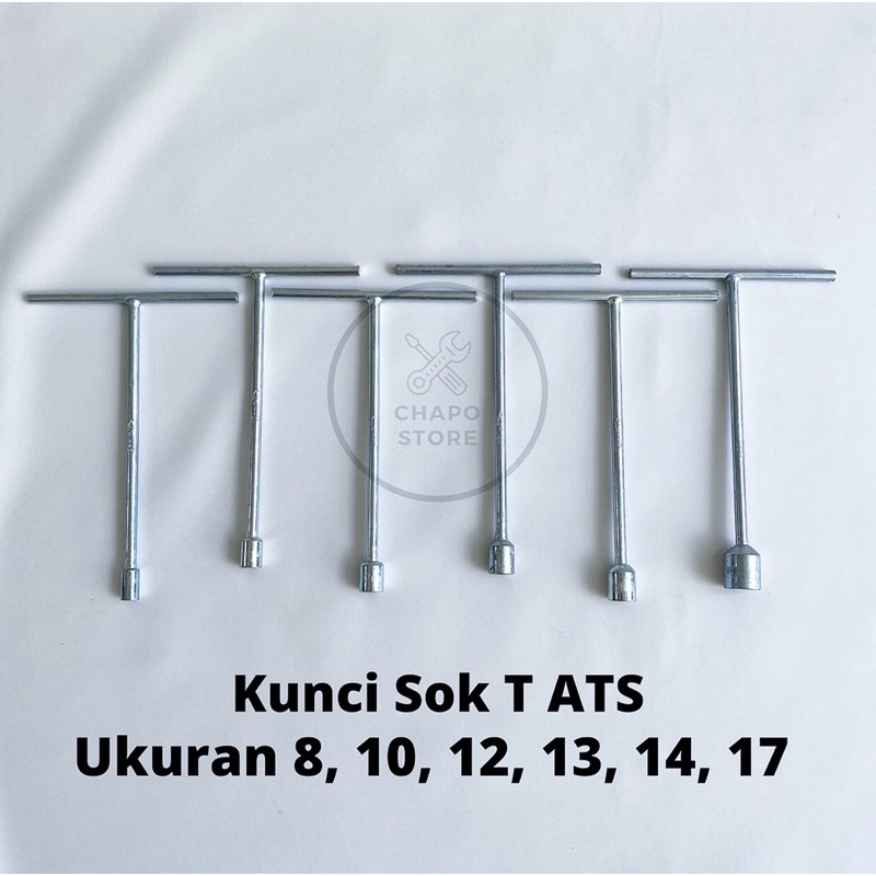 ATS Kunci sok shock sock shok T 8, 10, 12, 13, 14, 17 mm