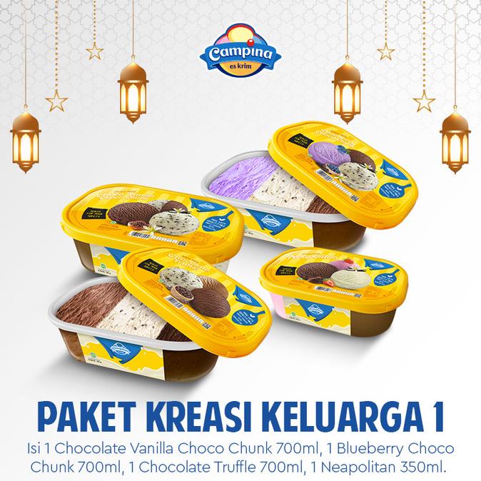 

windytriastuti13 PAKET ICE CREAM CAMPINA KREASI KELUARGA 1 - ES KRIM TERLARIS TERPERCAYA ORIGINAL