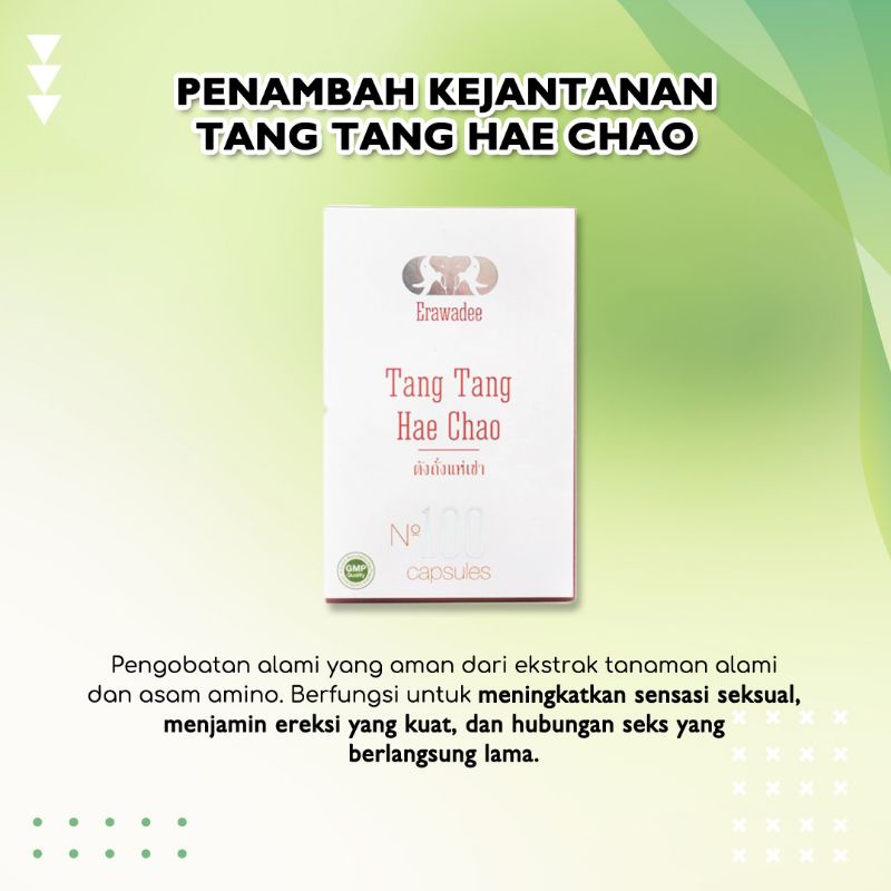 Tang Tang Hae Chao Eceran 1 kapsul / Erawadee Original