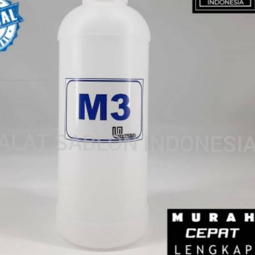 ♛ MINYAK M3 PEMBERSIH TINTA SABLON 1 LITER ✩