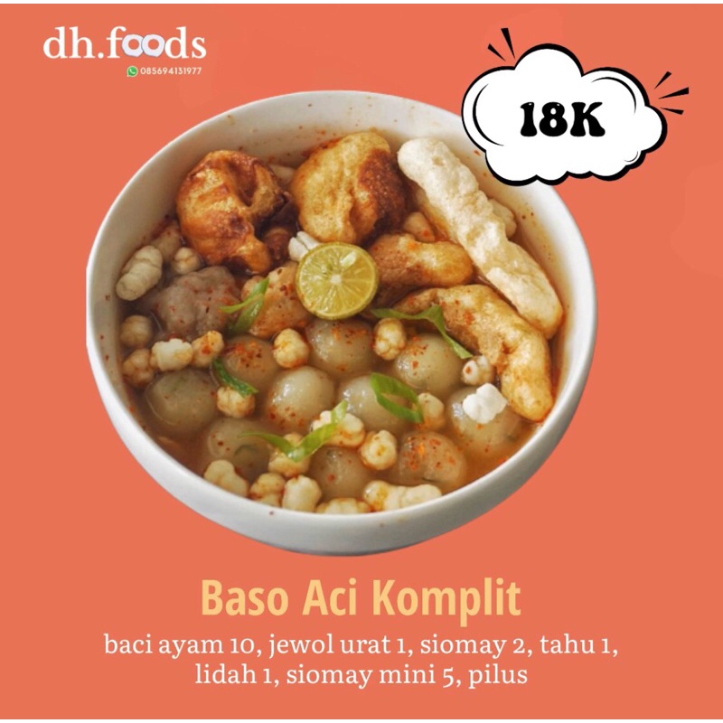 

Baso Aci Komplit - Baso Aci Enak dh.foods