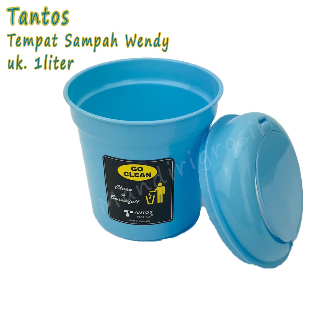 Tempat Sampah * Wendy * Tantos * (5037) * 2.5liter * (5017) * 1 liter