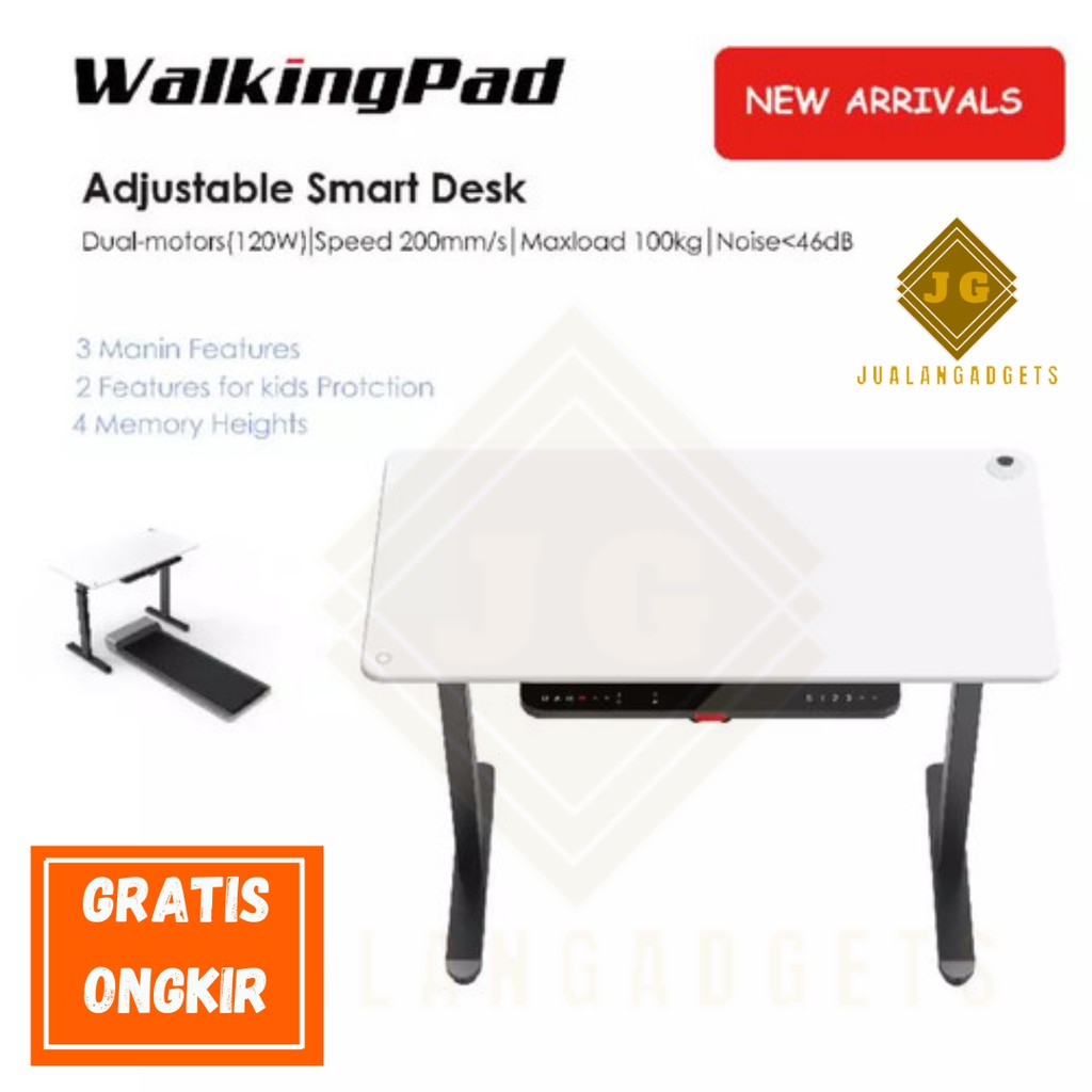 Meja kerja - Meja Gaming - Meja Kantor - Kingsmith Adjustable Desk Smart Table Multifunctional