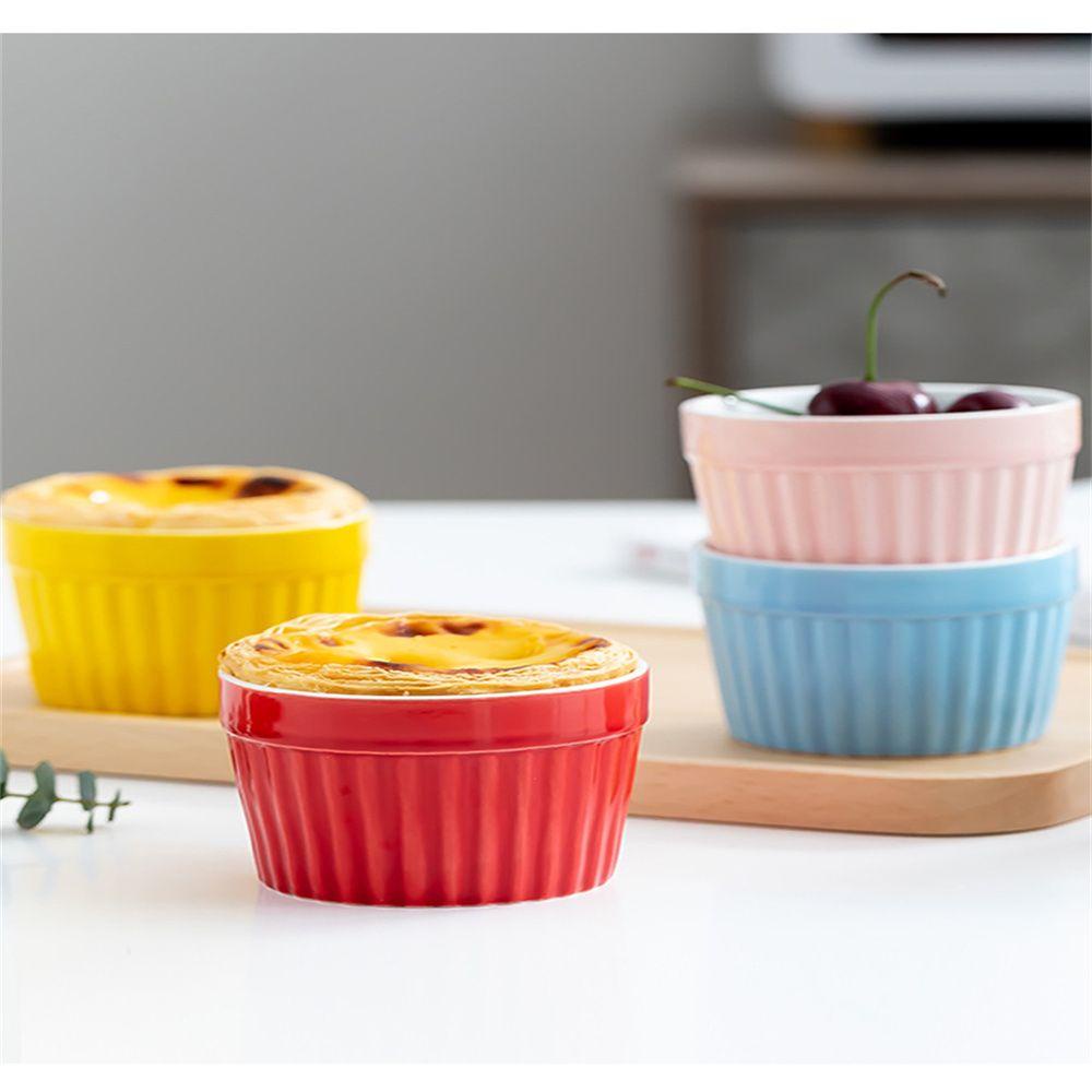 Solighter Pudding Cup Baking Bowl Mangkok Dessert Kue Mangkok Panggang Puding