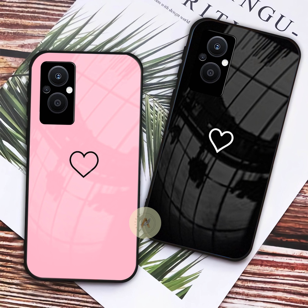 Softcase Glass Oppo Reno 7z - GK15 - Case HP Oppo Reno 7z - Case Oppo Reno 7z - Kesing HP Oppo Reno 