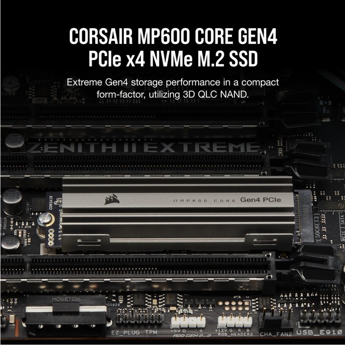 Corsair 2TB CSSD-F2000GBMP600COR MP600 Core M.2 NVMe PCIe Gen4 x4