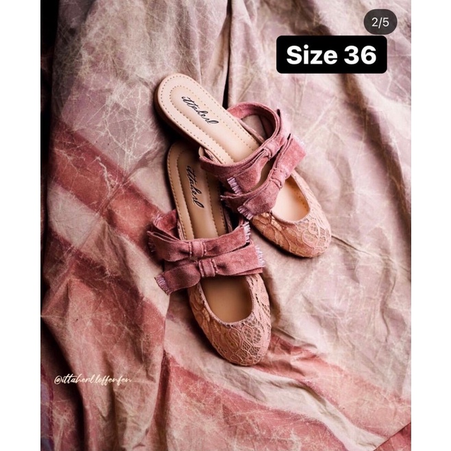 Ittaherl Curated Eddy Betty Lacey Lace Round Ruban