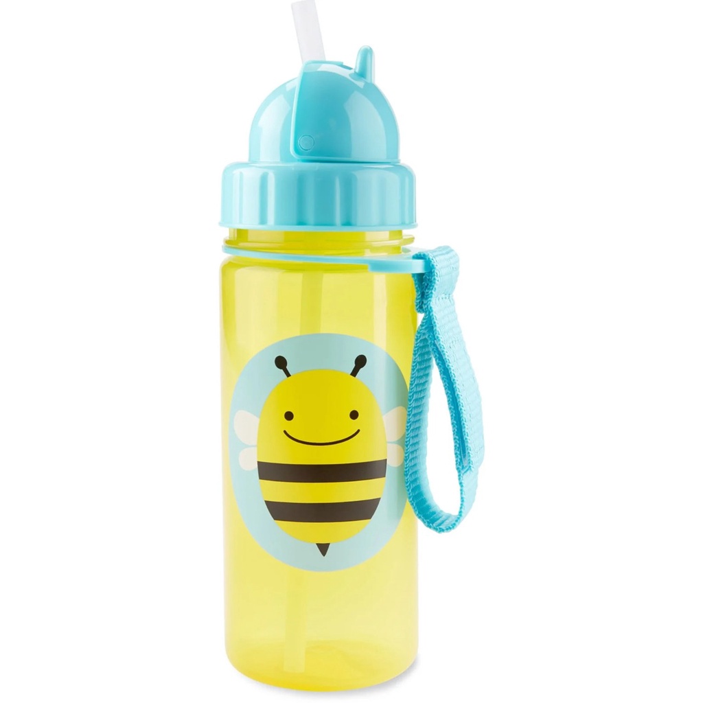 [PROMO] Skip Hop Zoo Straw Bottle Bee Botol Minum 350ml