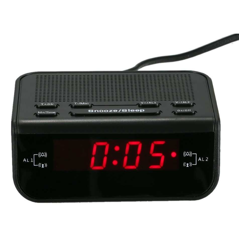  Jam  Meja LED Digital  Clock FM Radio CR 246 LCD Display 