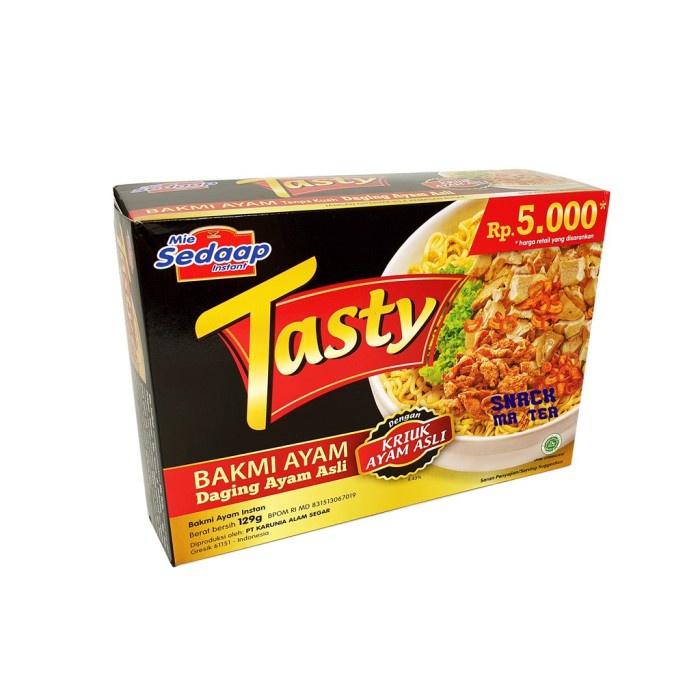 

Tasty Bakmi Daging Ayam Asli 129Gr