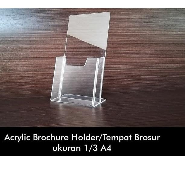 

5.5 Product HOT Tempat Brosur Akrilik A6/Brochure Holder