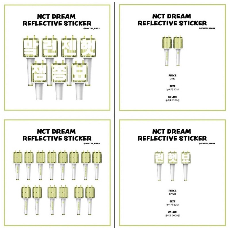 DP CO SHOPEE REFLECTIVE STICKER LIGHTSTICK