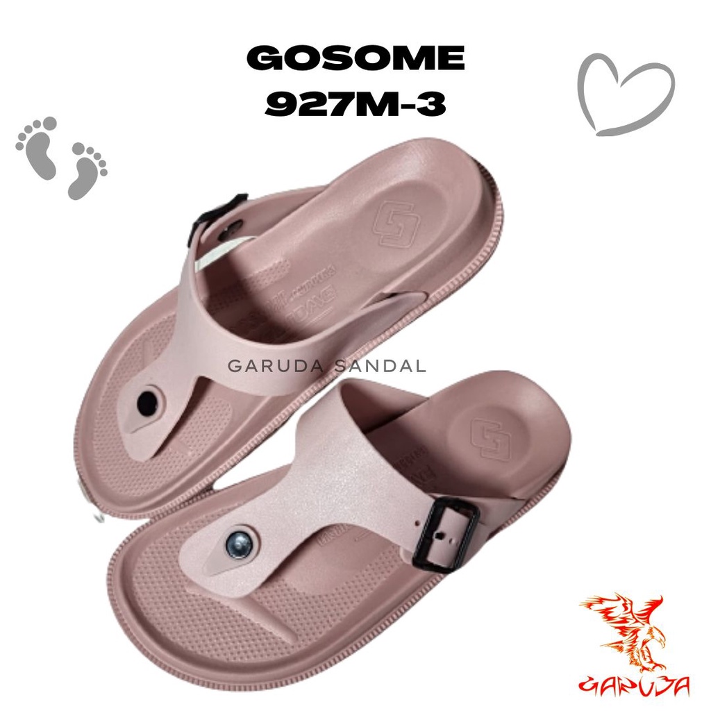 Sandal Wanita GOSOME 927M3 japit keren ringan ala Birken