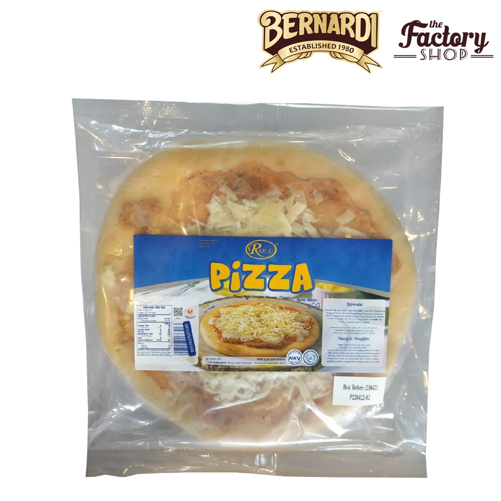 

Rio Pizza Double Cheese 180g