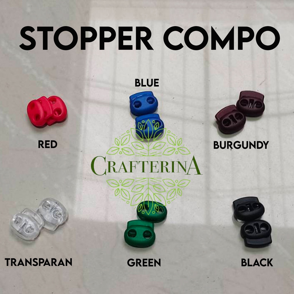 TERMURAH !!! STOPPER COMPO / MASK STRAP / STOPPER MASKER / STOPPER TALI MASKER