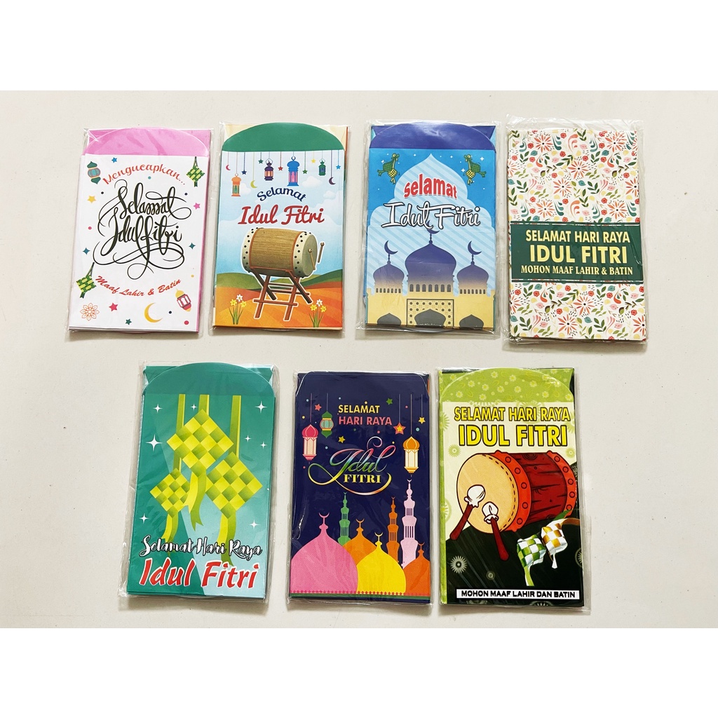 amplop lebaran / angpao lebaran idul fitri 1 pak  isi 10 pcs   satu pak isi 10 lembar