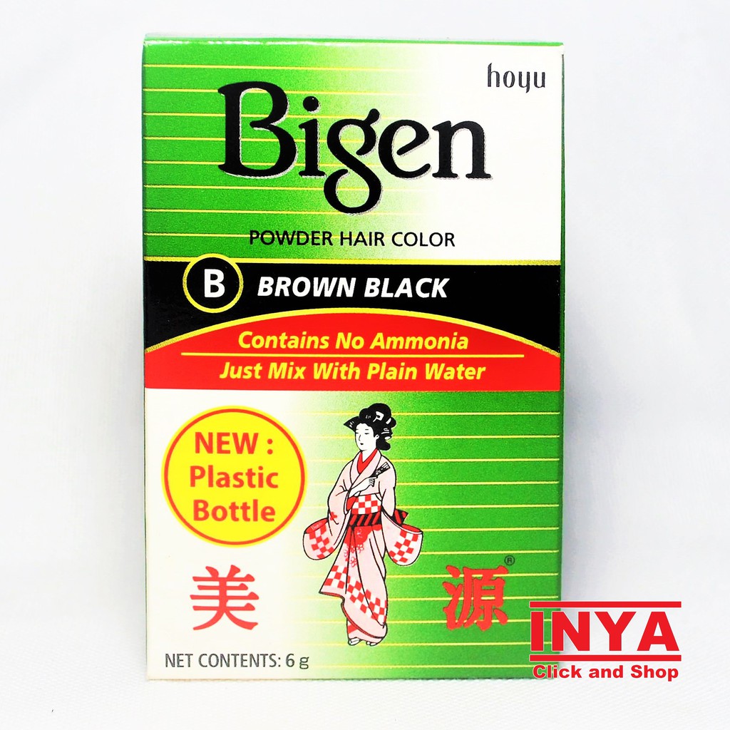 Pewarna Rambut BIGEN B-BROWN BLACK 6g POWDER - Semir Rambut