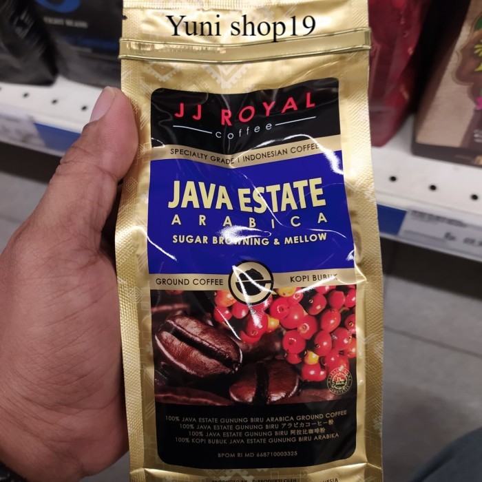 

kopi jj royal java estate arabica bubuk 200gr