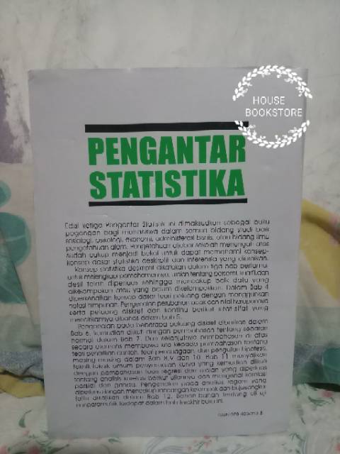 Pengantar Statistika Kertas Bookpaper Edisi Ke 3 Penulis Ronald E Walpole Shopee Indonesia