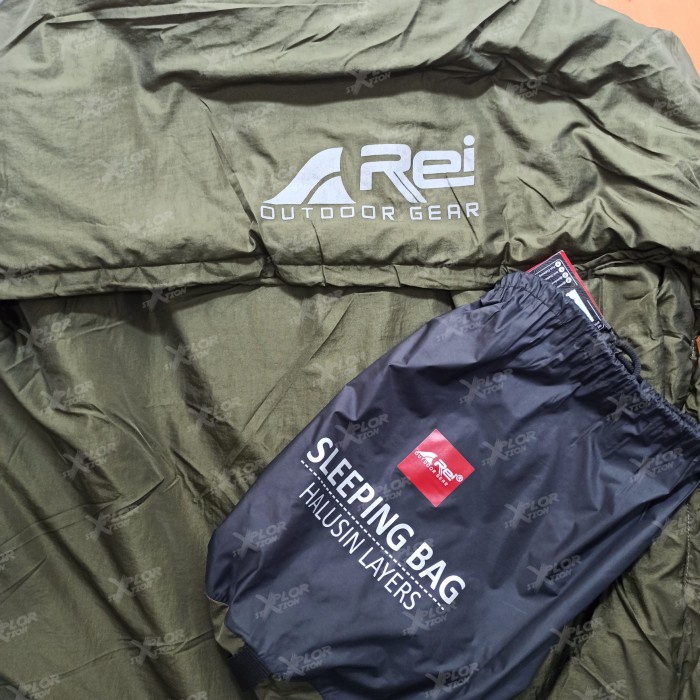 SLEEPING BAG CAMPING TIKAR HALUSIN LAYERS AREI REI