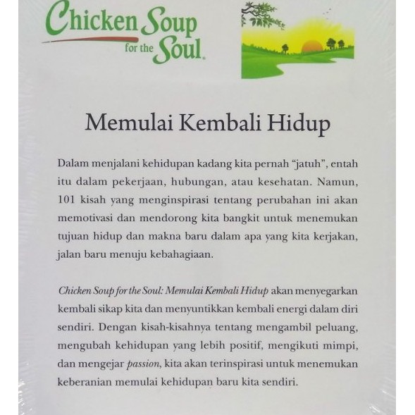Chicken Soup for the soul: Memulai kembali Hidup-1