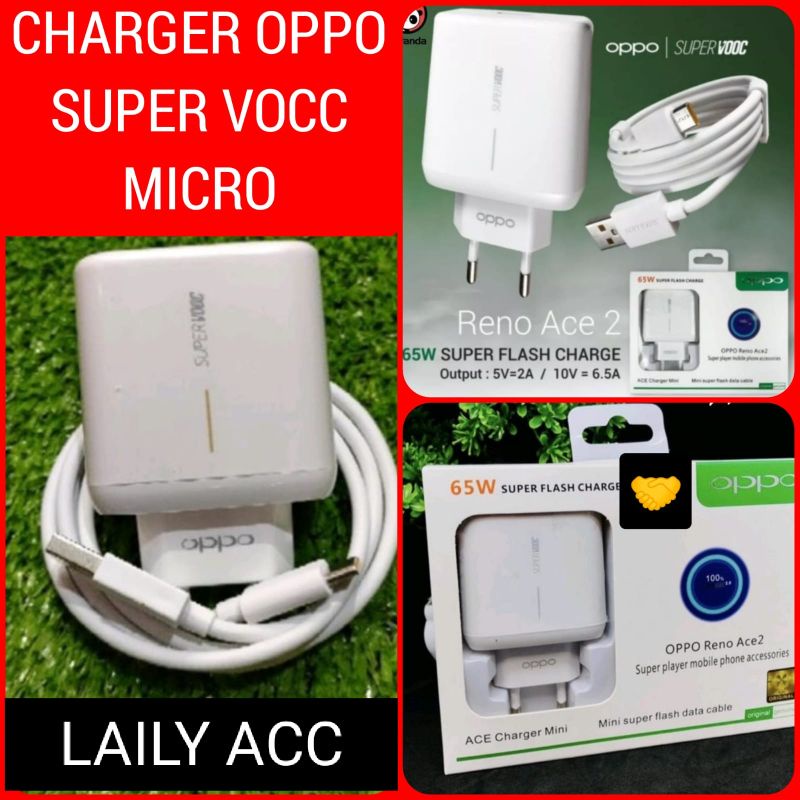 charger Oppo voccc micro fast charging USB cas hp