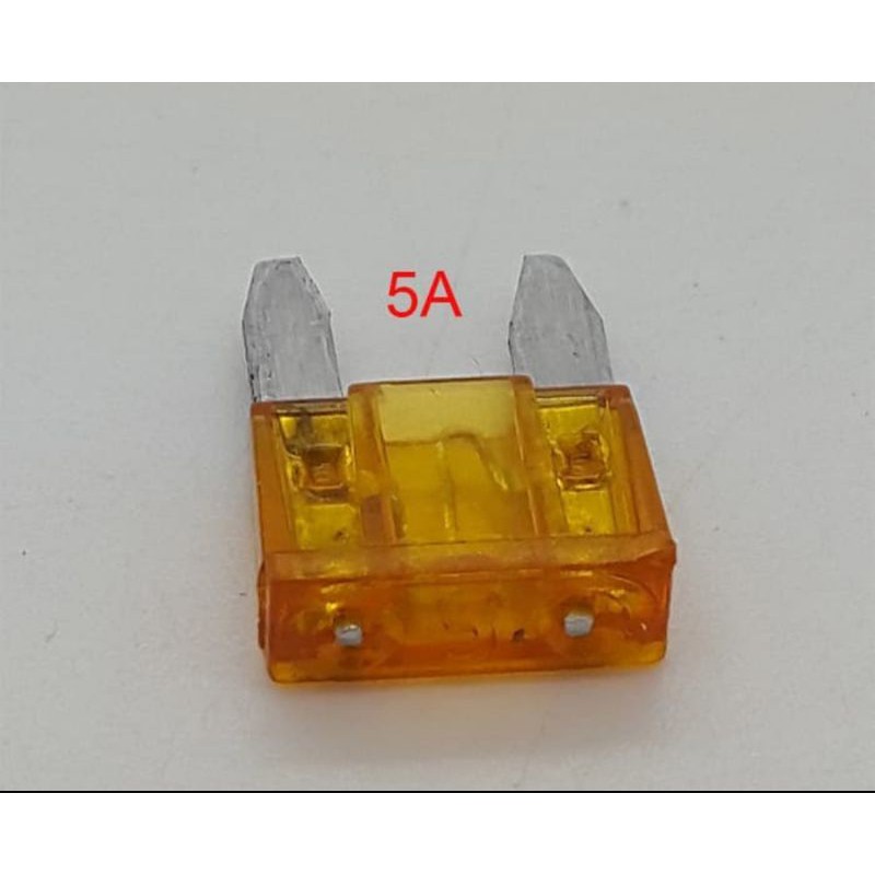Jual Fuse, Sikring tancap 5A, untuk pengaman aki jalur port lighter USB