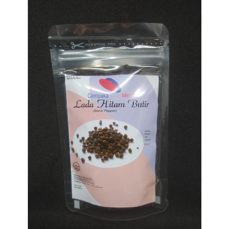

Lada Hitam Butir 50gr/Black Pepper 50gr Pure Asli 100%