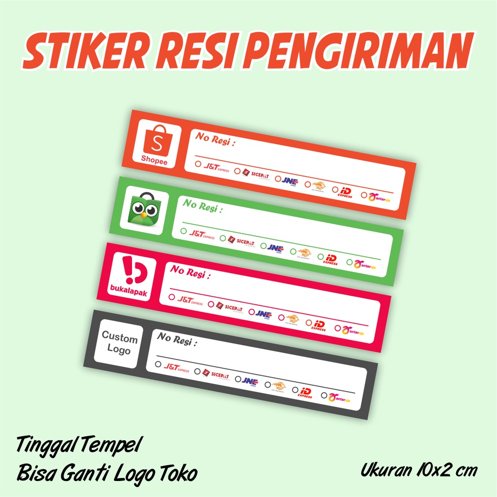 

Stiker Resi, Label Resi Stiker, Stiker Pengiriman olshop