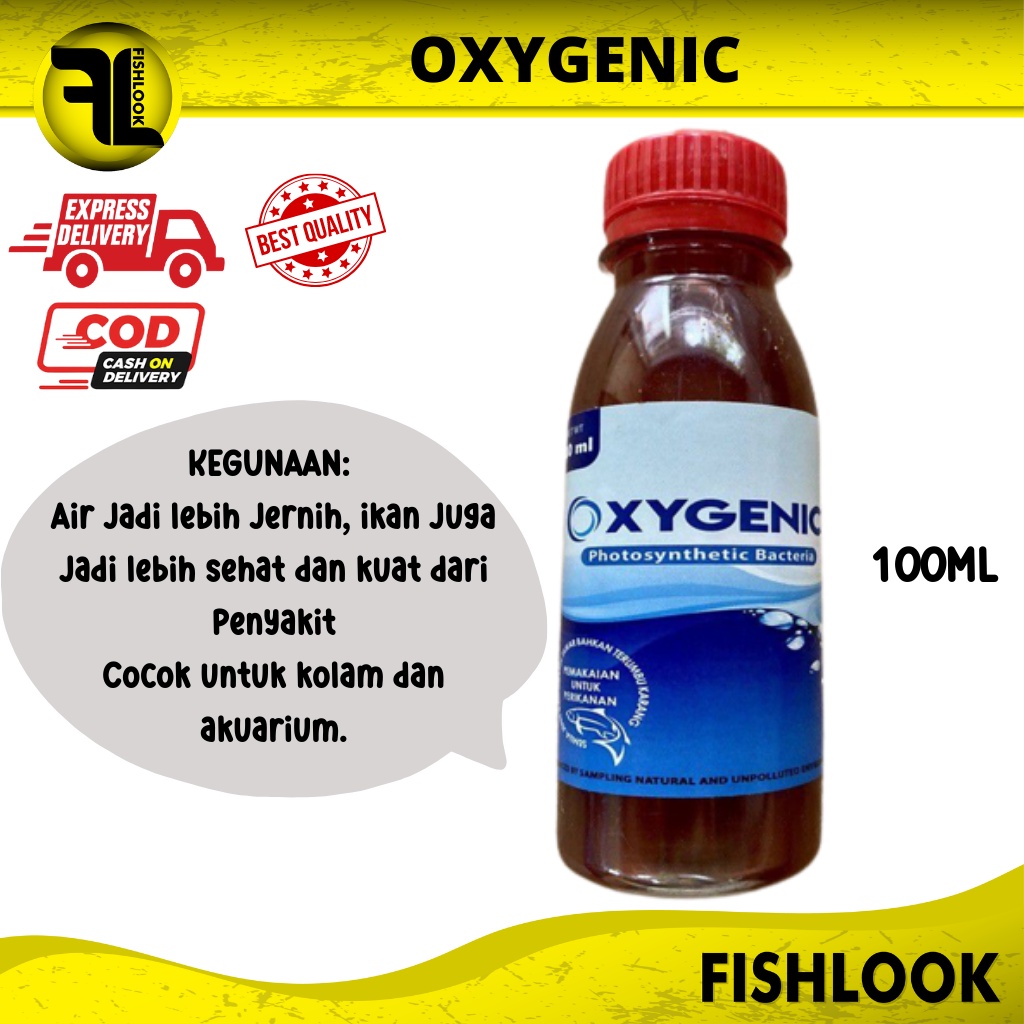 Oxygenic 100ml 100 ml Probiotik Bakteri Starter Kolam Akuarium Aquascape