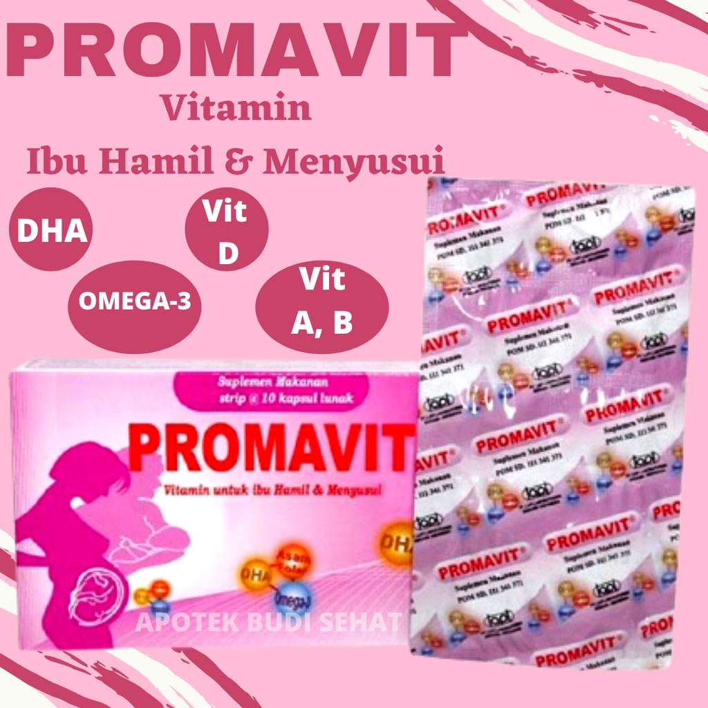 Promavit Vitamin Ibu Hamil Vitamin Ibu Menyusui Vitamin Pregnancy Vitamin Kehamilan