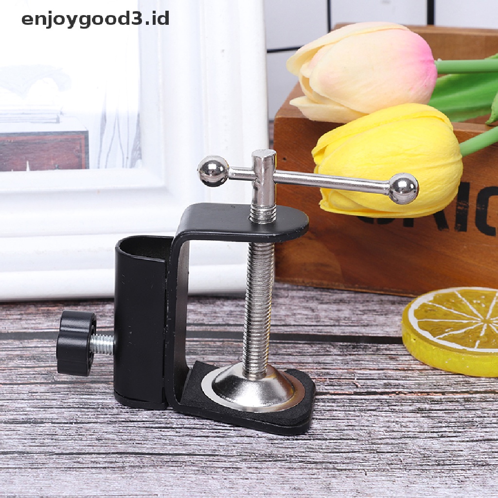 (D) 1pc Klem Holder Lampu Meja Bahan Metal