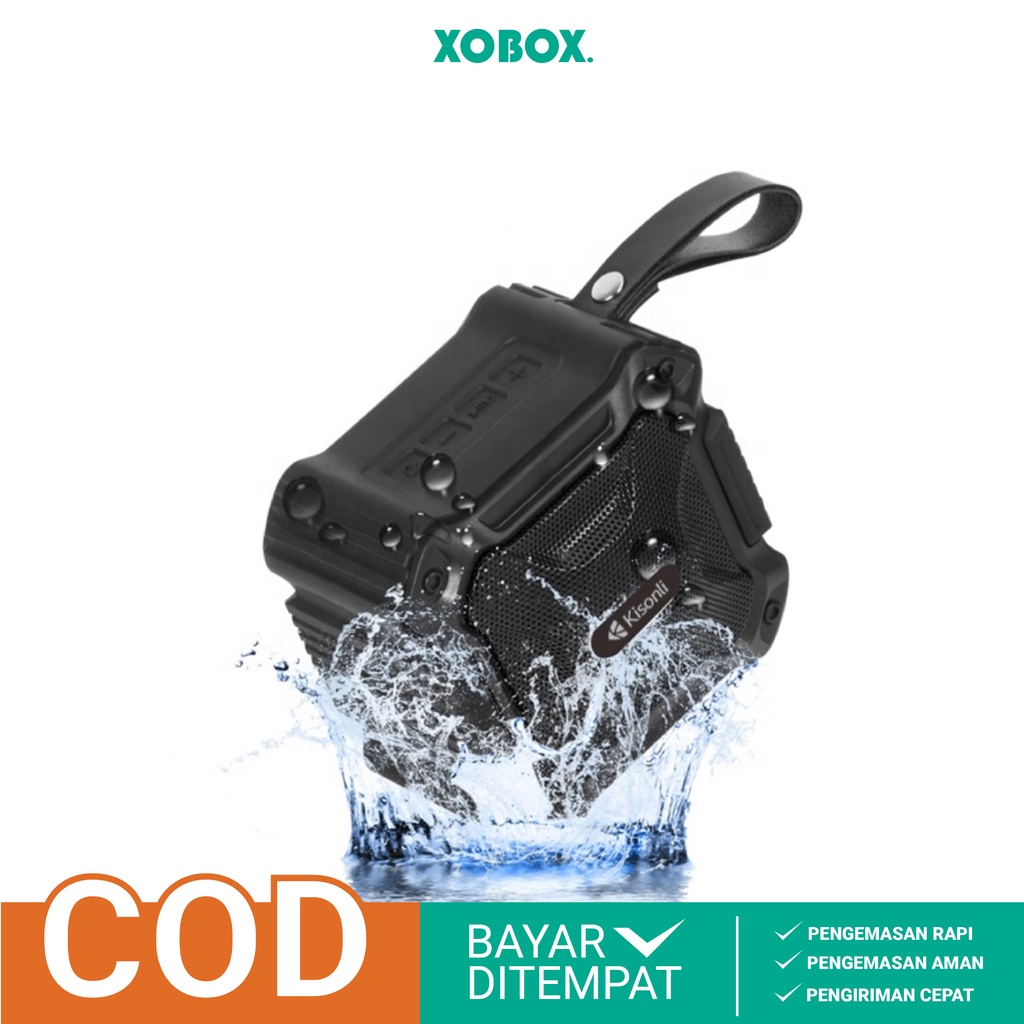 Speaker Bluetooth Portable T1 Waterproof Stereo &amp; Hands Free call -XOBOX