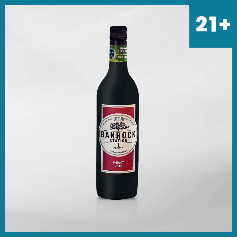 Banrock Station Merlot 750 Ml ( Original &amp; Resmi By Vinyard )