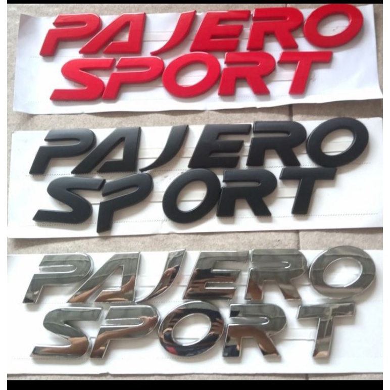 EMBLEM HURUF KAP MESIN PAJERO SPORT