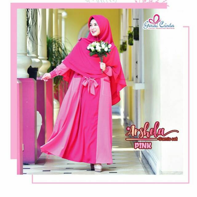 PRELOVED GAMIS ARSHELA /GERAI CINTA/GERAI SAFFA SIZE L