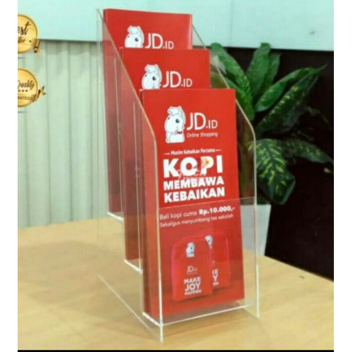 

Tempat brosur acrylic