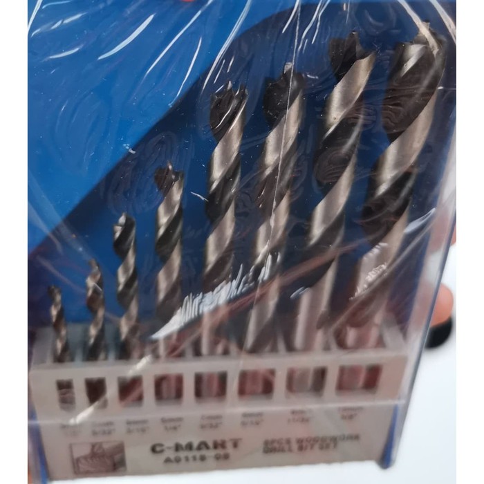Mata Bor Kayu Set 8pcs Cmart TAIWAN TAJAM AWET  New / Original