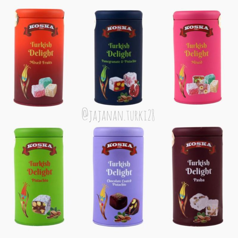 TURKİSH DELİGHT KOSKA VERSİ KALENG CANTİK