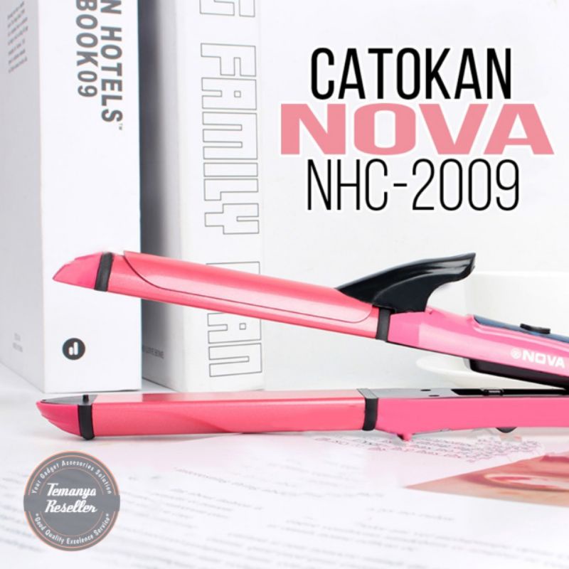 Catok Rambut 2 in 1 Curly Staight Lurus Dan Keriting Catokan Rambut NHC 2009