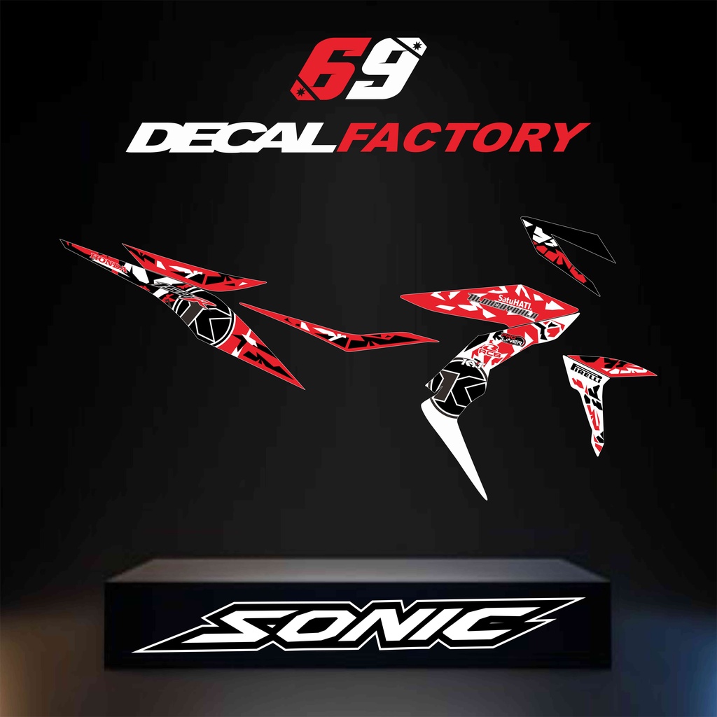 

Striping Sonic 150R Motif Aburadul