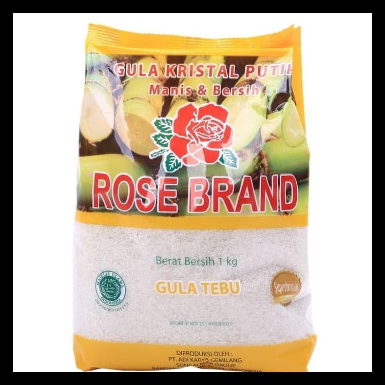 

GULA PASIR ROSE BRAND KUNING 1KG / GULA ROSE BRAND KUNING 1 KG KODE 741