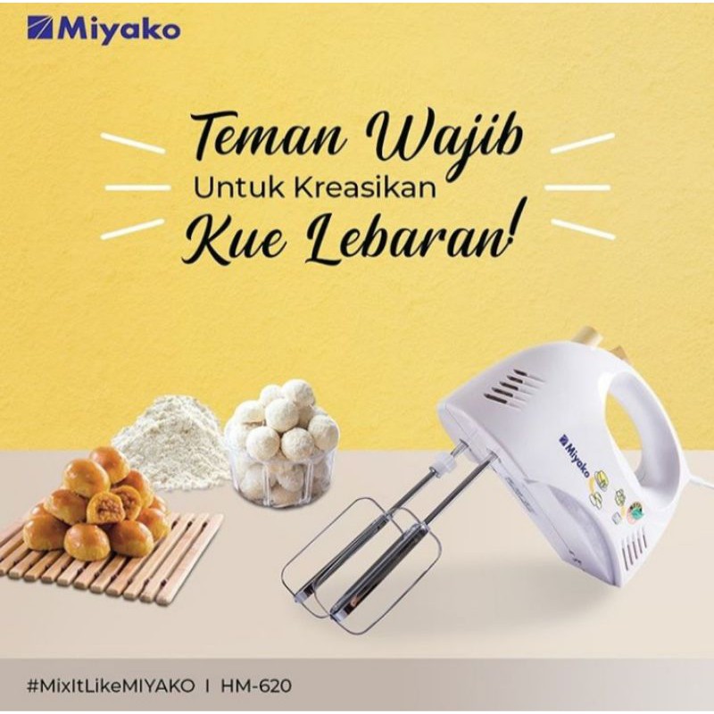 Mixer Miyako Hm - 620 / Hand  Mixer tangan / mixer kue