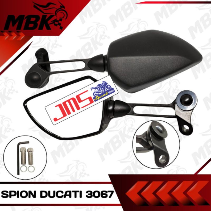 kaca spion cermin model Ducati universal Mio beat Vario pcx nmax aerox Scoopy r15 Vixion ninja rr/250 mx blade CBR xmax