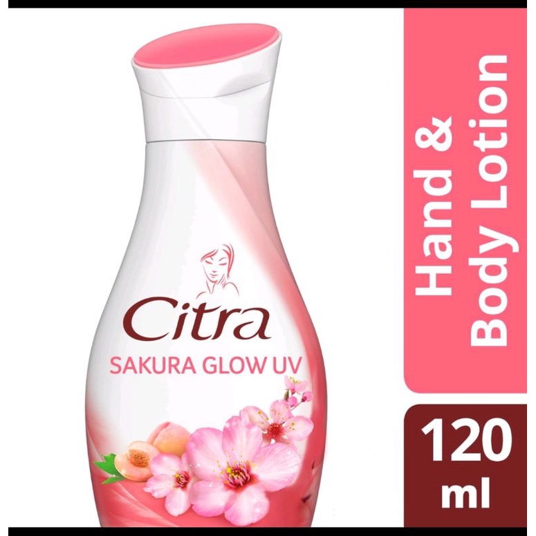 Citra Sakura Glow UV Sakura &amp; Peach Hand Body Lotion