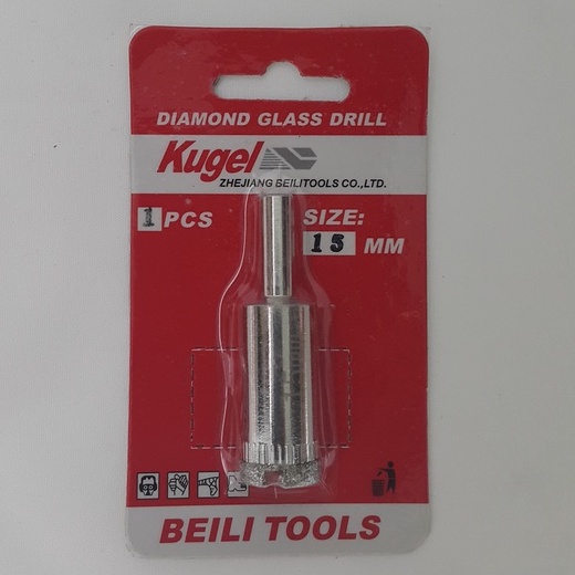 KUGEL Mata Bor Kaca 15 mm - Diamond Core for Glass 15 mm