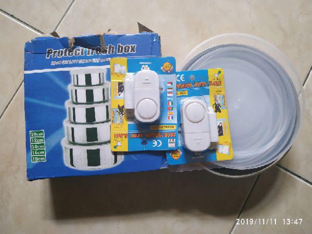 Rantang Makanan Susun 5 Material Stainless Steel Dapat Tutupnya Juga