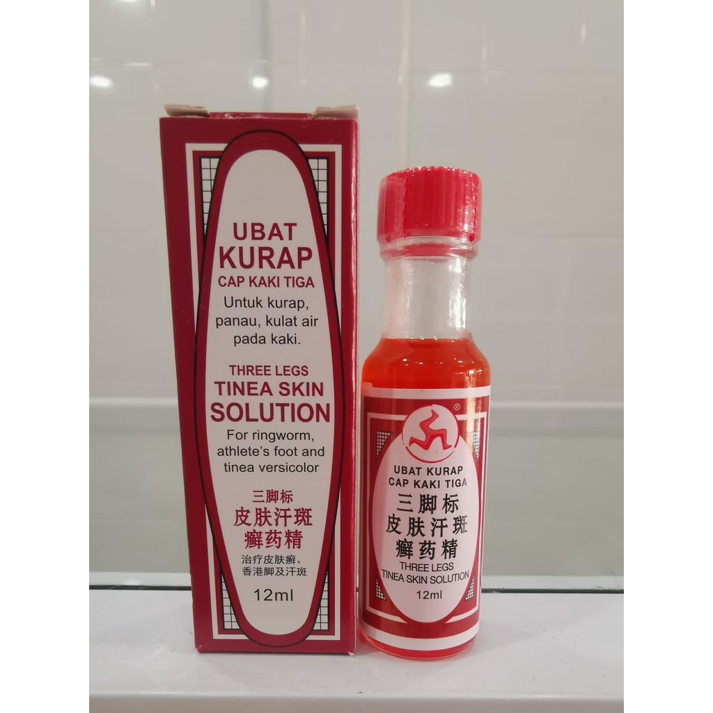 Jual Obat Kurap Cap Kaki Tiga Merah Import Malaysia Best Seller Indonesia Shopee Indonesia