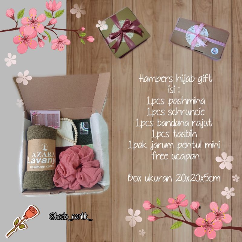 

PROMO TERMURAH (FREE UCAPAN)GIFT BOX HIJAB BOX PROMO MASKER ORGANIK HAMPERS WISUDA ULANGTAHUN MURAH